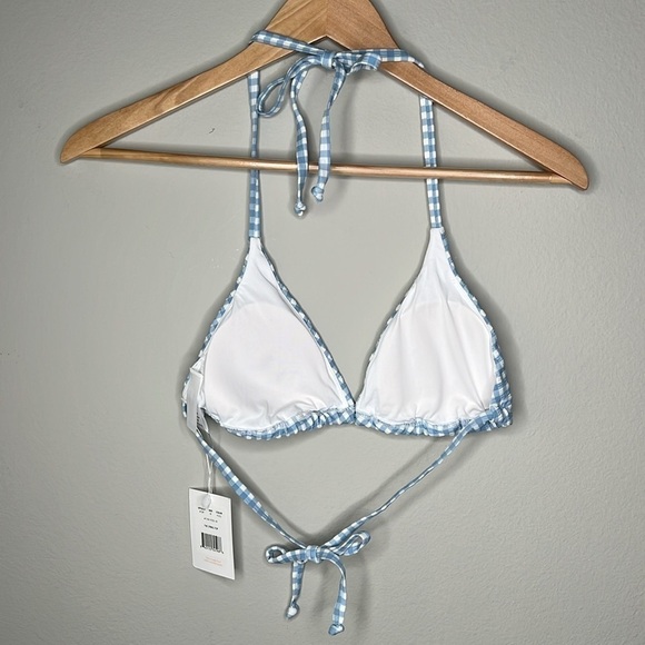 Andie Swim The String Bikini Top in Pool Blue Size Medium NWT! - Picture 5 of 5